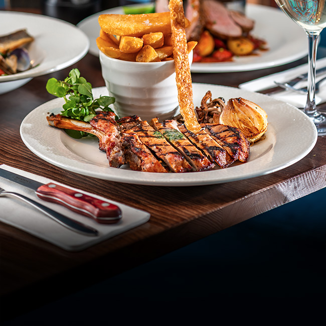 A La Carte menu at The Royal Saracens Head