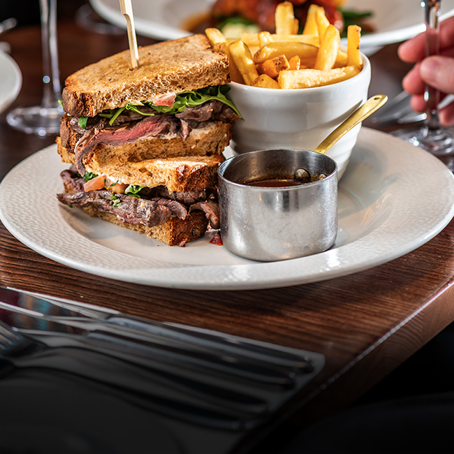 Brunch menu at The Royal Saracens Head