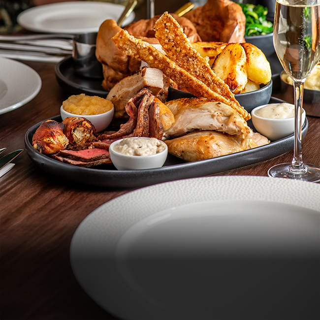 Sunday menu at The Royal Saracens Head