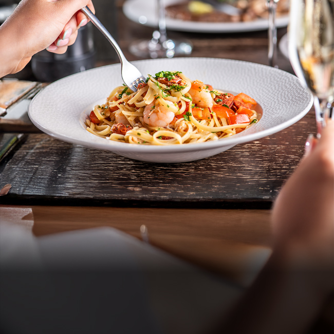 Dessert menu at The Royal Saracens Head