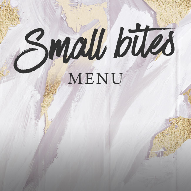 Small Bites menu at The Royal Saracens Head 