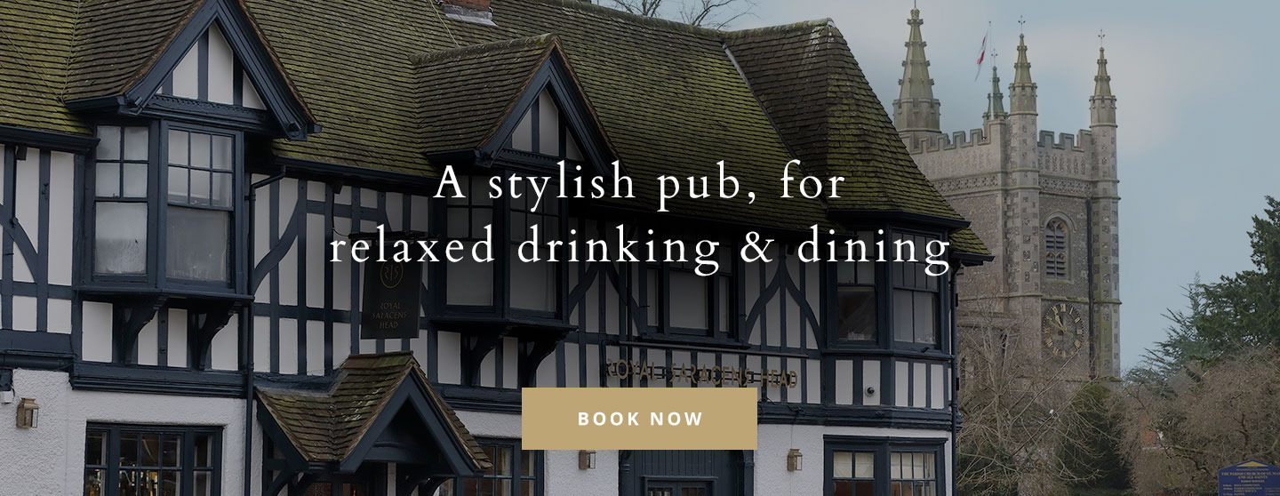 The Royal Saracens Head, a country pub in Beaconsfield